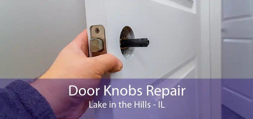 Door Knobs Repair Lake in the Hills - IL