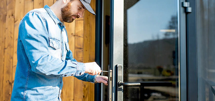 Frameless Glass Storefront Door Locks Replacement in Lake in the Hills, IL